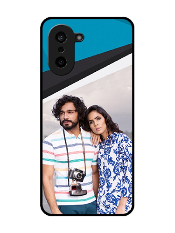 Custom Oneplus Nord CE 5 5G Custom Metal Phone Case - Simple Pattern Photo Upload Design