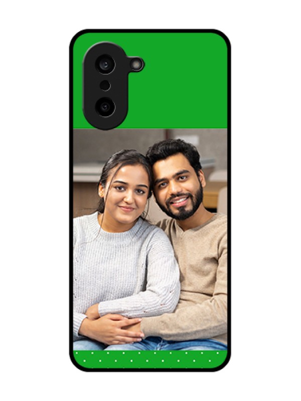 Custom Oneplus Nord CE 5 5G Custom Metal Phone Case - Green Pattern Design