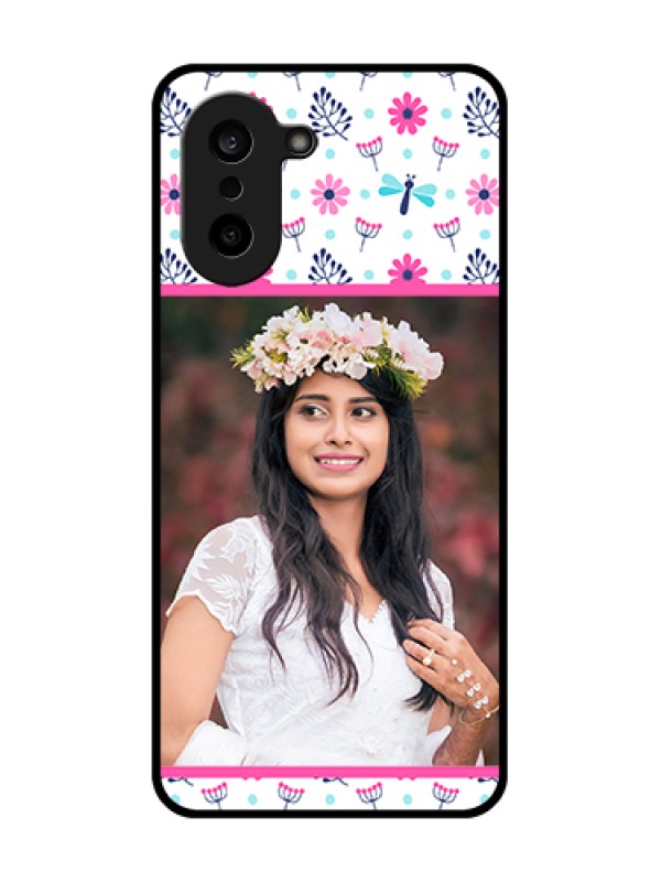 Custom Oneplus Nord CE 5 5G Custom Metal Phone Case - Colorful Flower Design
