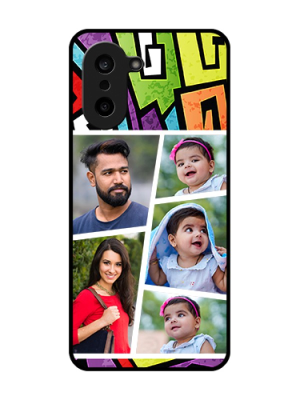 Custom Oneplus Nord CE 5 5G Custom Metal Phone Case - Graffiti Pattern Design