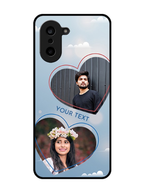 Custom Oneplus Nord CE 5 5G Custom Metal Phone Case - Blue Color Couple Design