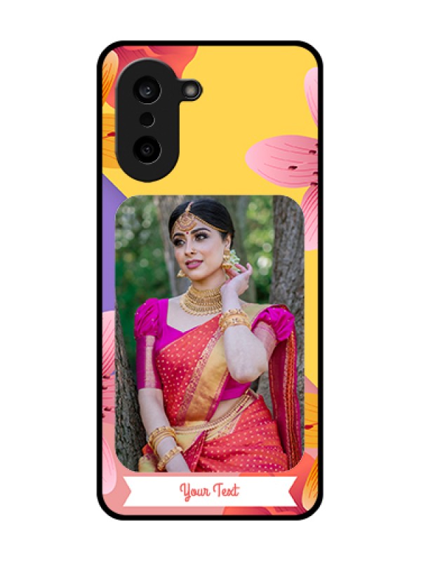 Custom Oneplus Nord CE 5 5G Custom Metal Phone Case - 3 Image With Vintage Floral Design