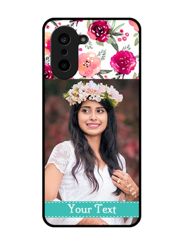 Custom Oneplus Nord CE 5 5G Custom Metal Phone Case - Water Colors Floral Design
