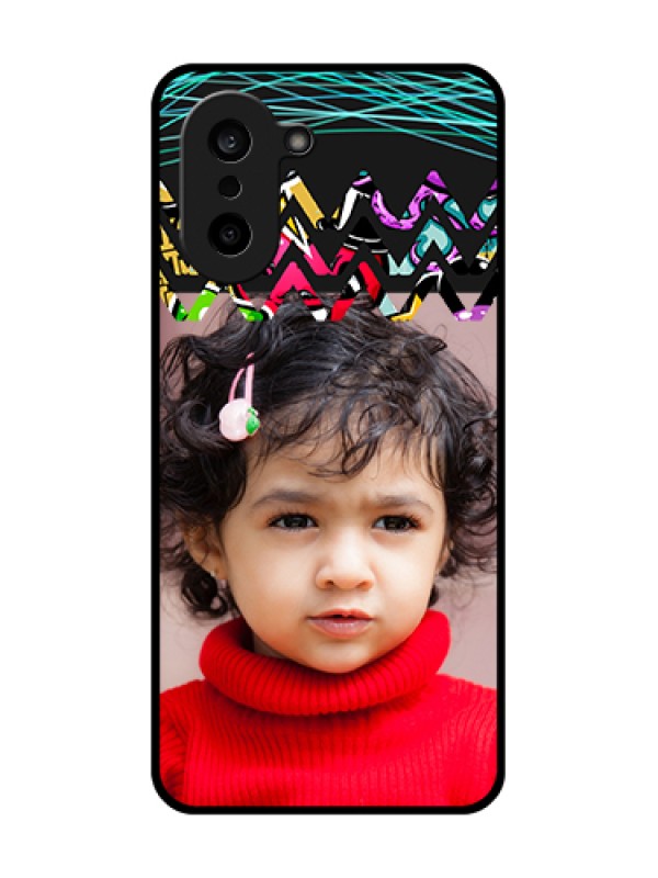 Custom Oneplus Nord CE 5 5G Custom Metal Phone Case - Neon Abstract Design