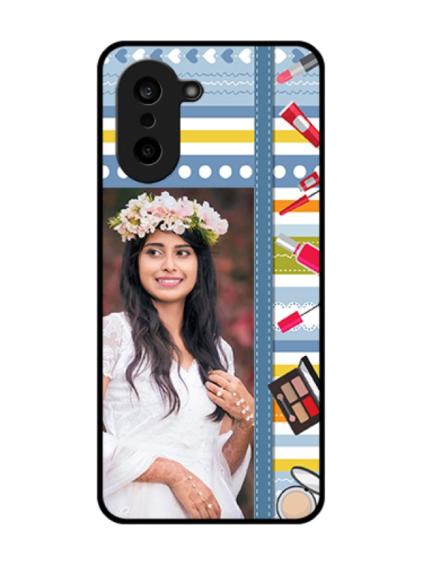Custom Oneplus Nord CE 5 5G Custom Metal Phone Case - Makeup Icons Design