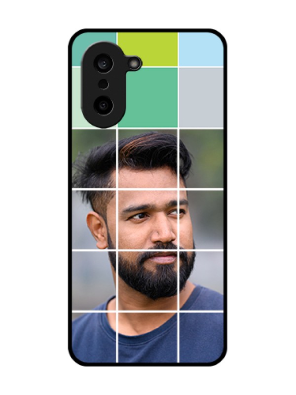 Custom Oneplus Nord CE 5 5G Custom Metal Phone Case - With White Box Pattern