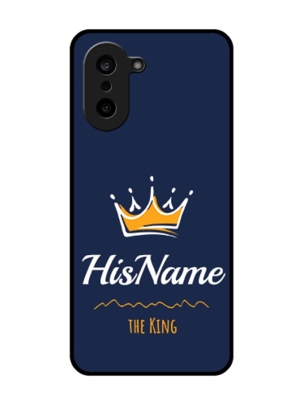 Custom Oneplus Nord CE 5 5G Custom Metal Phone Case - King With Name Design