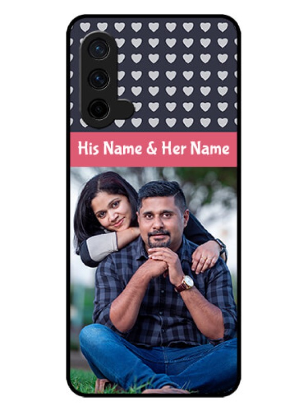 Custom OnePlus Nord CE 5G Custom Metal Phone CaseLove Symbols Design