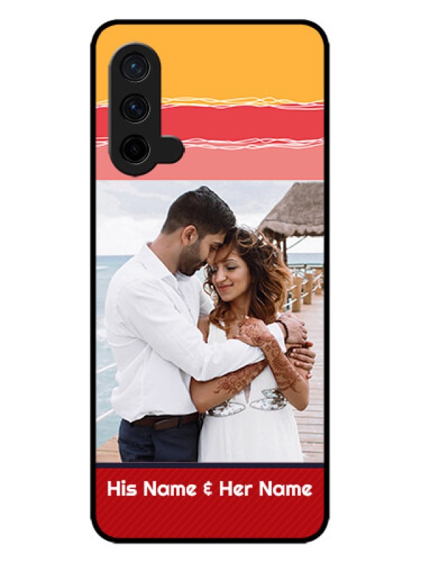 Custom OnePlus Nord CE 5G Custom Metal Phone CaseColorful Case Design