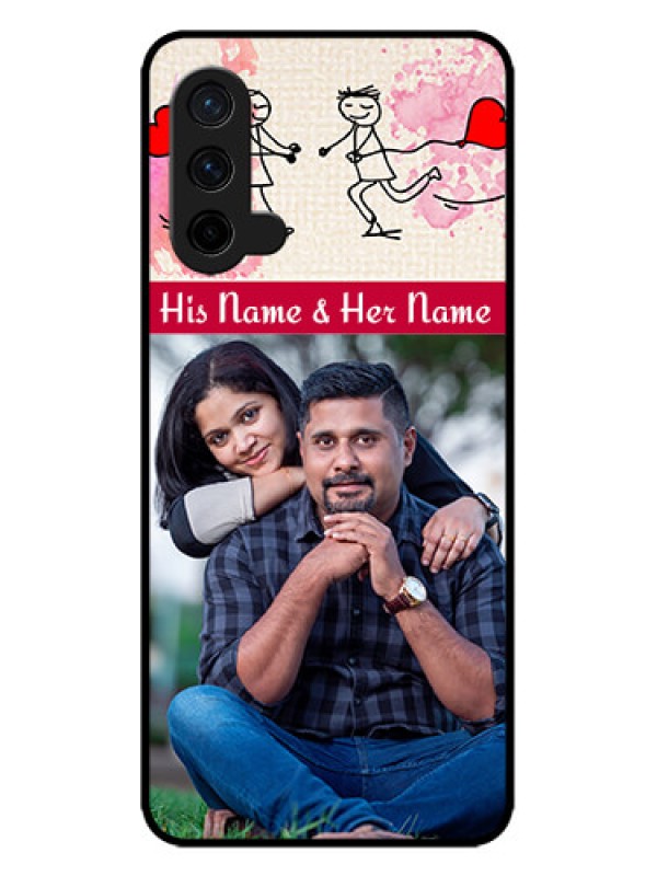 Custom OnePlus Nord CE 5G Custom Metal Phone CaseYou And Me Case Design