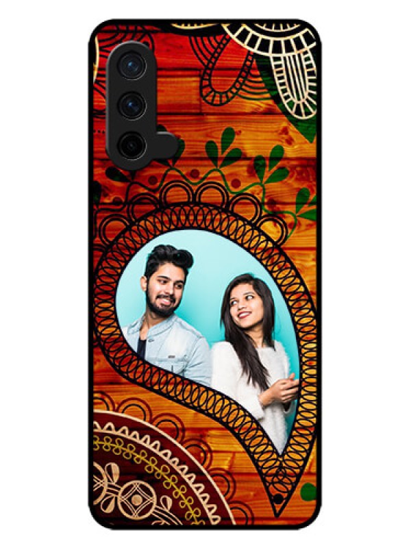 Custom OnePlus Nord CE 5G Custom Metal Phone CaseAbstract Colorful Design