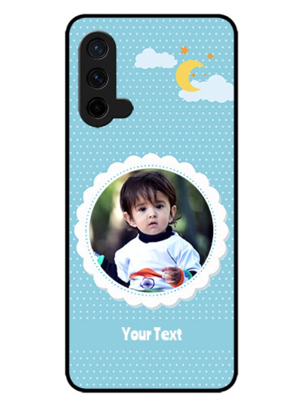 Custom OnePlus Nord CE 5G Custom Metal Phone CaseViolet Pattern Design