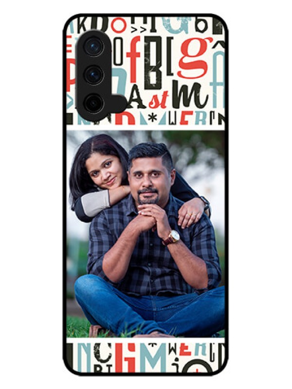 Custom OnePlus Nord CE 5G Custom Metal Phone CaseAlphabet Design