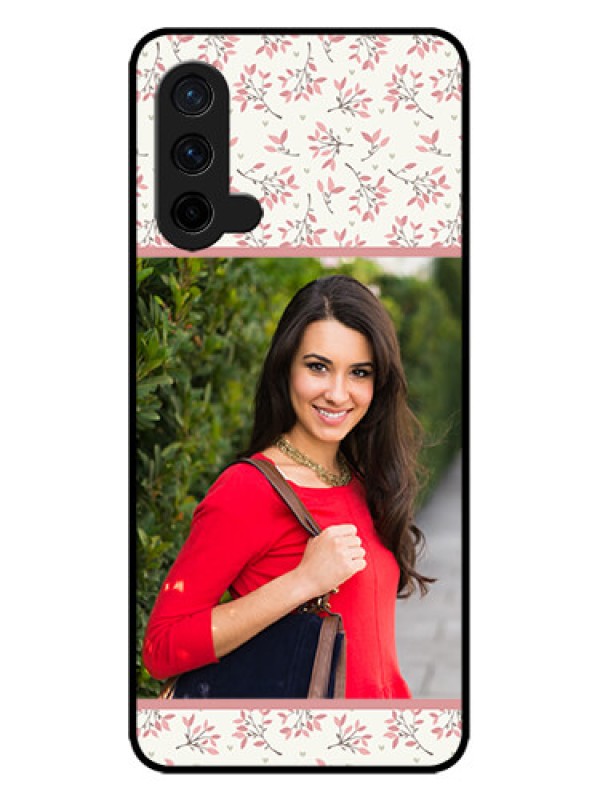 Custom OnePlus Nord CE 5G Custom Metal Phone CaseStunning Floral Design