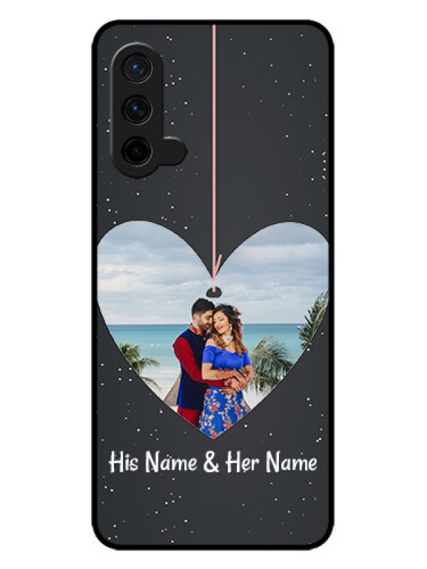 Custom OnePlus Nord CE 5G Custom Metal Phone CaseHanging Heart Design