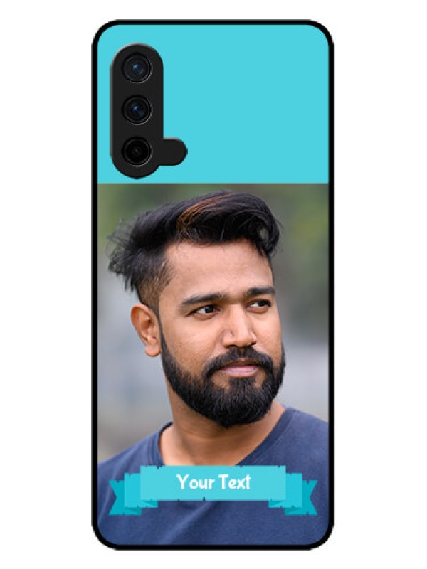 Custom OnePlus Nord CE 5G Custom Metal Phone CaseBlue Color Design