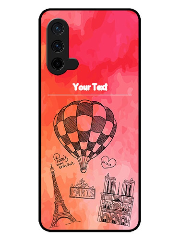 Custom OnePlus Nord CE 5G Custom Metal Phone CaseParis Theme Design
