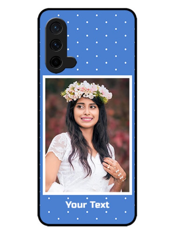 Custom OnePlus Nord CE 5G Custom Metal Phone CasePolka Dots Design