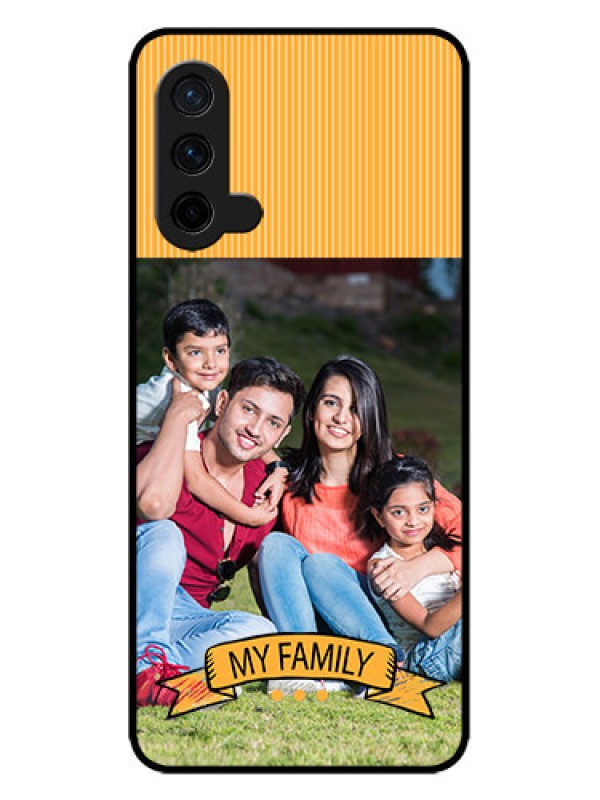 Custom OnePlus Nord CE 5G Custom Metal Phone CaseMy Family Design