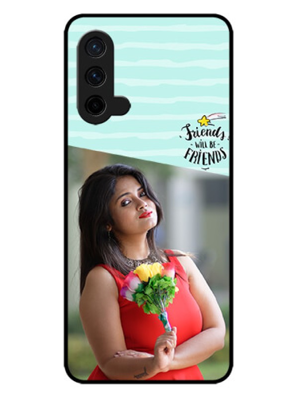 Custom OnePlus Nord CE 5G Custom Metal Phone CaseFriends Picture Icon Design