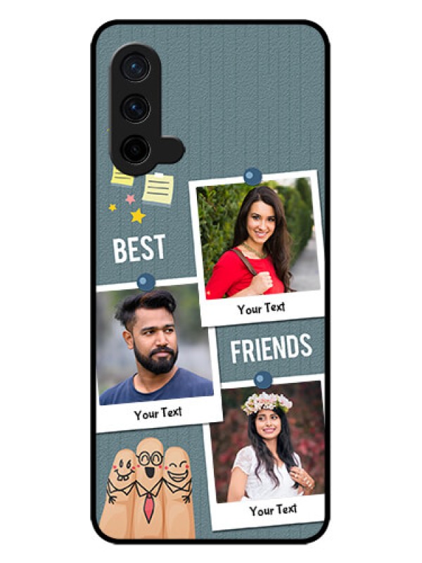 Custom OnePlus Nord CE 5G Custom Metal Phone CaseSticky Frames And Friendship Design