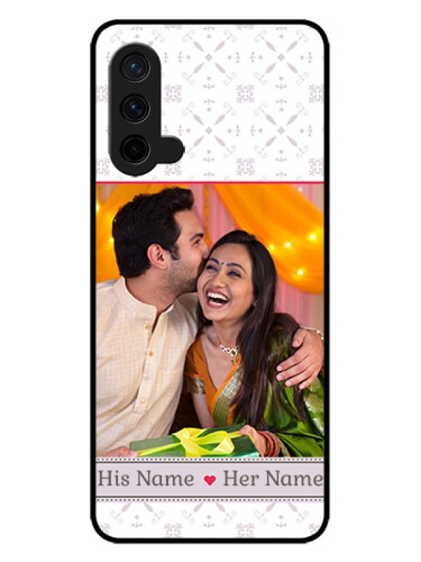 Custom OnePlus Nord CE 5G Custom Metal Phone CaseWith Photo And Ethnic Design