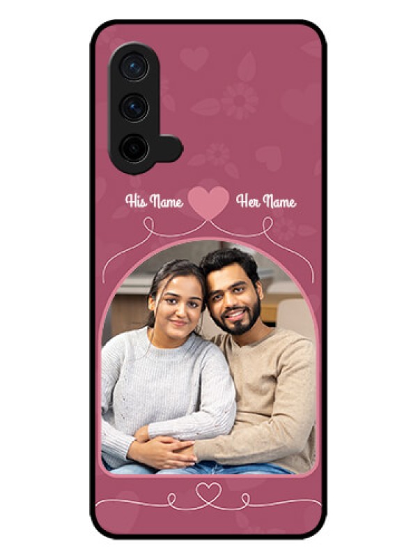 Custom OnePlus Nord CE 5G Custom Metal Phone CaseLove Floral Design