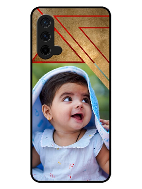 Custom OnePlus Nord CE 5G Custom Metal Phone CaseGradient Abstract Texture Design