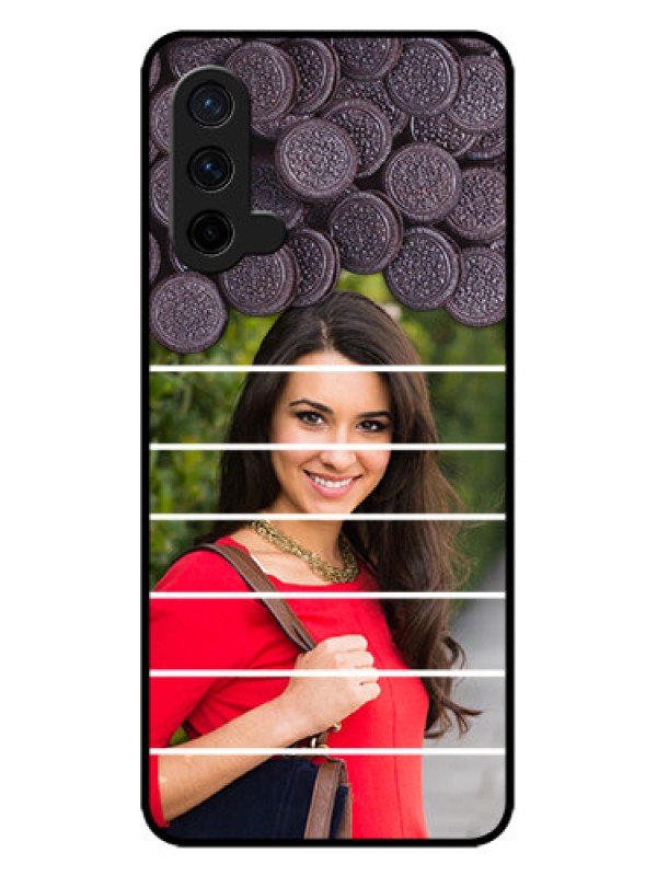 Custom OnePlus Nord CE 5G Custom Metal Phone CaseWith Oreo Biscuit Design