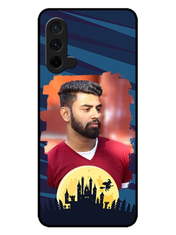 Custom OnePlus Nord CE 5G Custom Metal Phone CaseHalloween Witch Design