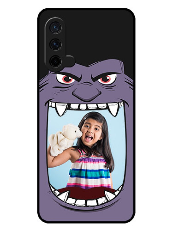 Custom OnePlus Nord CE 5G Custom Metal Phone CaseAngry Monster Design