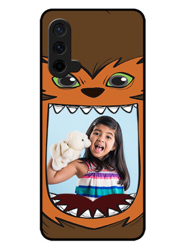 Custom OnePlus Nord CE 5G Custom Metal Phone CaseOwl Monster Back Case Design