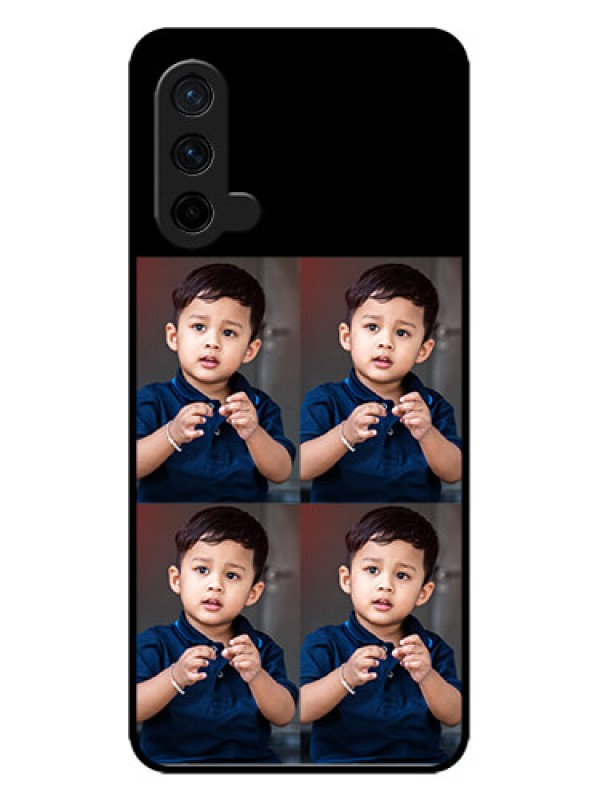 Custom OnePlus Nord CE 5G Custom Metal Phone Case4 Image Holder Design