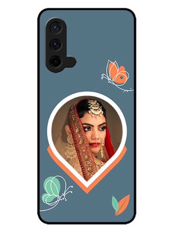 Custom OnePlus Nord CE 5G Custom Metal Phone CaseDroplet Butterflies Design