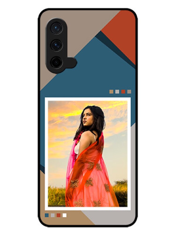 Custom OnePlus Nord CE 5G Custom Metal Phone CaseRetro Color Pallet Design