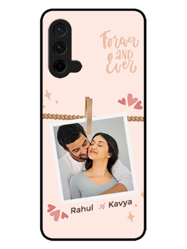 Custom OnePlus Nord CE 5G Custom Metal Phone CaseForever And Ever Love Design