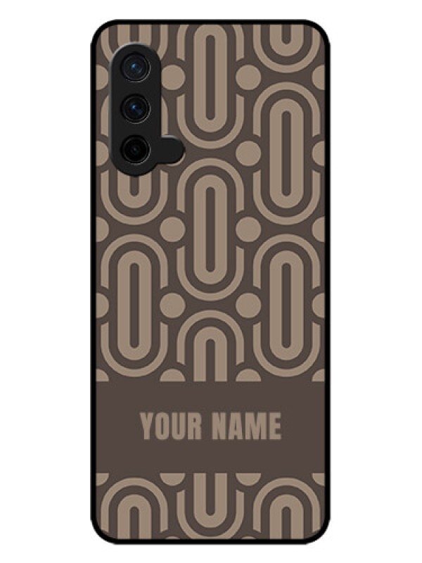 Custom OnePlus Nord CE 5G Custom Metal Phone CaseCaptivating Zero Pattern Design