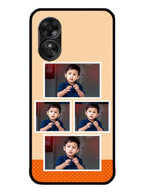 Custom Oppo A17 Custom Metal Phone CaseBulk Photos Upload Design