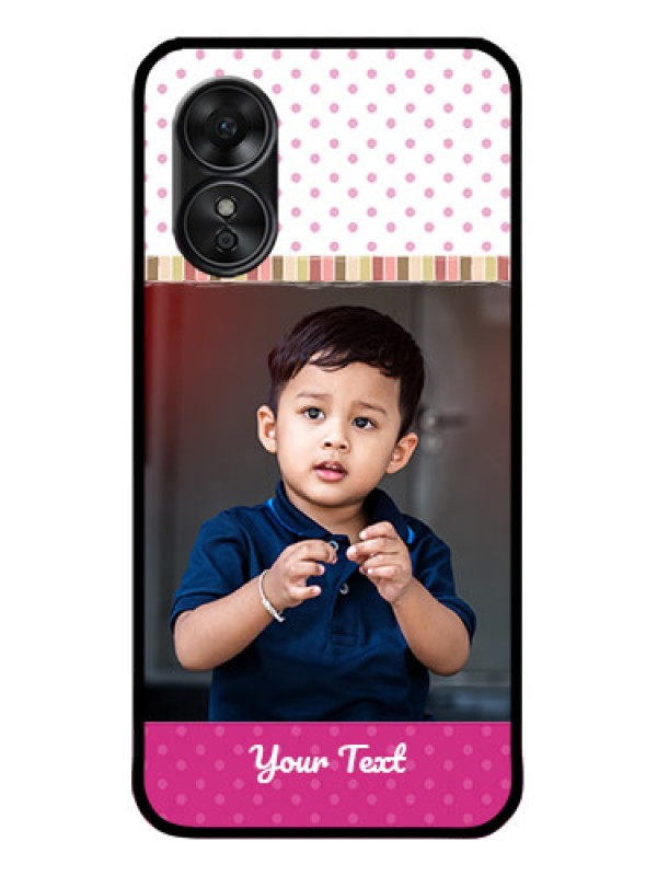 Custom Oppo A17 Custom Metal Phone CaseCute Girls Cover Design