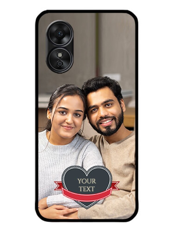 Custom Oppo A17 Custom Metal Phone CaseJust Married Couple Design