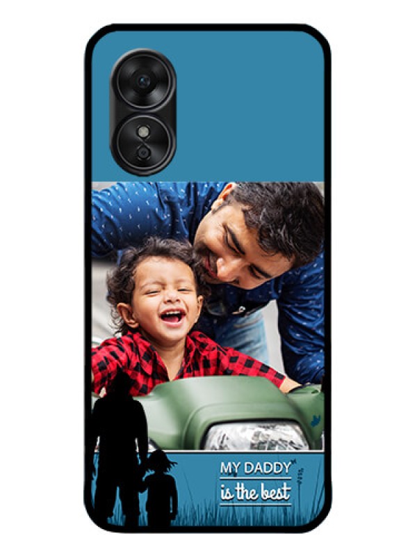 Custom Oppo A17 Custom Metal Phone CaseBest Dad Design