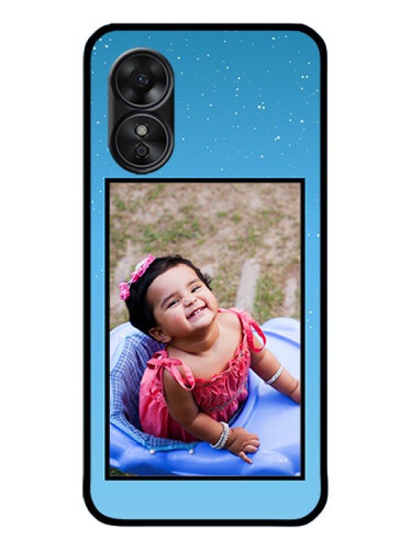 Custom Oppo A17 Custom Metal Phone CaseWave Pattern Colorful Design