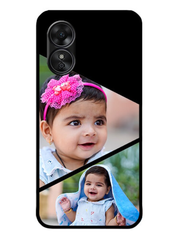 Custom Oppo A17 Custom Metal Phone CaseSemi Cut Design