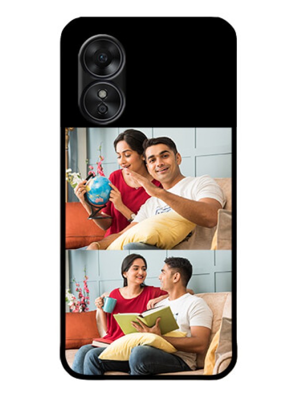 Custom Oppo A17 Custom Metal Phone Case2 Images Design