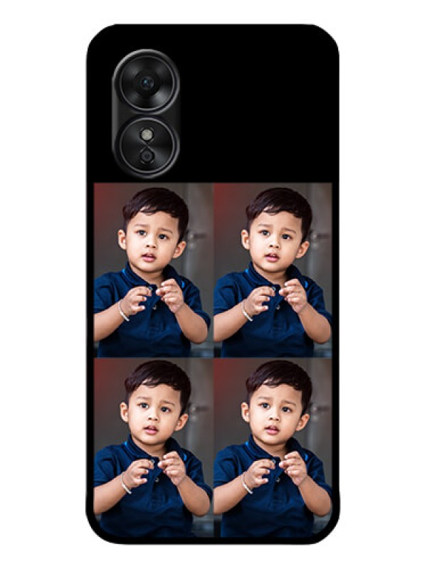 Custom Oppo A17 Custom Metal Phone Case4 Image Holder Design