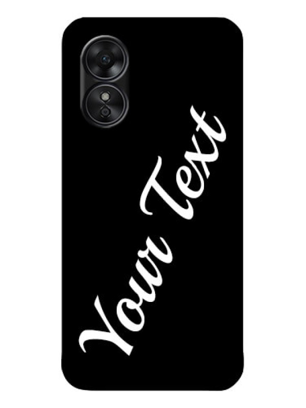 Custom Oppo A17 Custom Metal Phone CaseWith Your Name Design