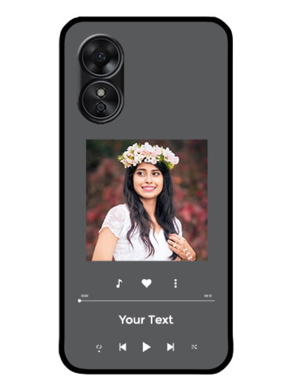 Custom Oppo A17 Custom Metal Phone CasePlay The Music Design