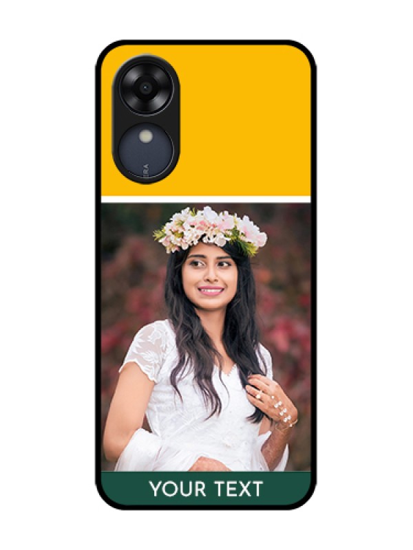 Custom Oppo A17k Custom Metal Phone Case - Love You Design