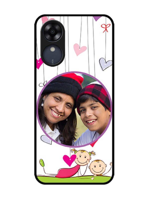 Custom Oppo A17k Custom Metal Phone Case - Cute Kids Phone Case Design