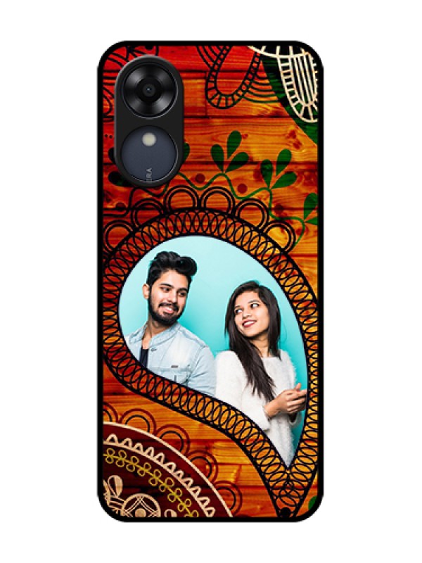 Custom Oppo A17k Custom Metal Phone Case - Abstract Colorful Design